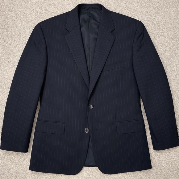 Lauren Ralph Lauren Navy Pinstripe Blazer – Men’s 42R businesssuit jacket